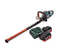 Metabo HS 18 LTX BL 75 Taille-haies sans fil 18 V 75 cm Brushless + 2x batterie 5,5 Ah + chargeur