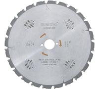 Metabo HW/CT 254X30 24 WZ 628220000 Lame de scie circulaire au carbure 254 x 30 x 1.8 mm Nombre de dents: 24 1 pc(s)