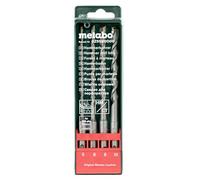 Metabo Jeu de forets SDS-plus 625580000 pour marteau-perforateur – 4 pièces, long. 160 mm