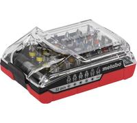 Metabo - Jeu de tournevis - 32 pièces - torx, phillips, pozidriv, hex, slot, anti-effraction Torx - Longueur 25 mm
