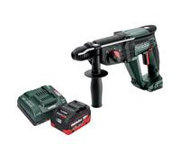Metabo KH 18 LTX 24 Marteau combiné sans fil 18 V 2,1 J SDS Plus + 1x batterie LiHD 8,0 Ah + chargeur