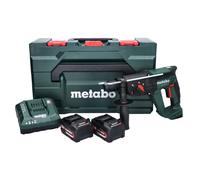METABO Perforateur burineur SDS-Plus 18V 2x4Ah KH 18 LTX 24 - 601712510
