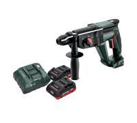 Metabo KH 18 LTX 24 Marteau combiné sans fil 18 V 2,1 J SDS Plus + 2x batterie LiHD 4,0 Ah + chargeur