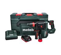 Metabo KH 18 LTX BL 28 Q Marteau perforateur sans fil 18 V 3 J SDS plus Brushless + 1x batterie 4,0 Ah + chargeur + metaBOX