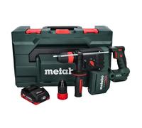 Metabo KH 18 LTX BL 28 Q Marteau perforateur sans fil 18 V 3 J SDS plus Brushless + 1x batterie 4,0 Ah + metaBOX - sans chargeur