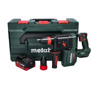 Metabo KH 18 LTX BL 28 Q Marteau perforateur sans fil 18 V 3 J SDS plus Brushless + 1x batterie 8,0 Ah + metaBOX - sans chargeur