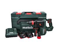 Metabo KH 18 LTX BL 28 Q Marteau perforateur sans fil 18 V 3 J SDS plus Brushless + 2x batterie 4,0 Ah + chargeur + metaBOX