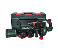 Metabo KH 18 LTX BL 28 Q Marteau perforateur sans fil 18 V 3 J SDS plus Brushless + 2x batterie 8,0 Ah + chargeur + metaBOX