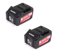 Metabo Kit batterie Li-Power 18V avec 2x batterie 5,2Ah ( 625592000 )