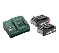 Metabo 685161000 Basic-Set 2 x 2.0 Ah Batterie pour outil 18 V 2.0 Ah Li-Ion