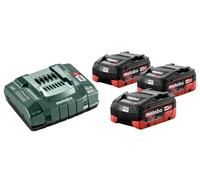 Metabo 685074000 Set de démarrage 18V LiHD (3x batterie 5.5Ah) + chargeur