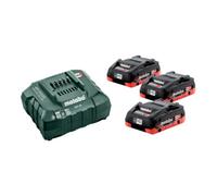 Metabo Kit de base Metabo 3 batteries LiHD 18 V /4 Ah, chargeur ASC 30-36 V Quantité:1