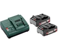 Metabo Kit de démarrage sans fil 18,0 V 2 x 2,0 Ah Chargeur SC 30 Carton, 685161000