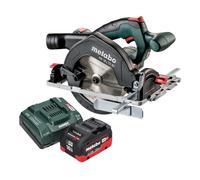 Metabo KS 18 LTX 57 Scie circulaire portative sans fil 18 V 165 mm + 1x batterie LiHD 10,0 Ah + chargeur