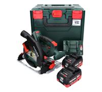 Metabo KS 18 LTX 57 Scie circulaire sans fil 18 V 165 x 20 mm (601857840) + 2x Batteries 10,0 Ah + Chargeur + Coffret MetaLoc