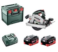 METABO 611866810 - Sierra circular a batería 18V 2x LiHD 8,0Ah Li-Ion KS 18 LTX 66 BL con maletín MetaBox 340