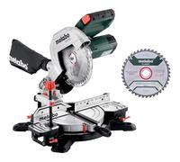 Metabo KS 216 M Scie À Onglet - 1350W - 216 X 30mm - Poignée Quick - Avec Lame De Scie Supplémentaire