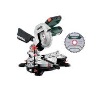 Metabo KS 216 M Scie À Onglet - 1350W - 216 X 30mm - Poignée Quick - Avec Lame De Scie Supplémentaire