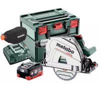 Metabo KT 18 LTX 66 BL 18V Li-ion Batterie Scie Circulaire Plongeante Kit (2x 8,0Ah Batterie) Dans MetaBOX - 165 X 20mm - Sans Charbon