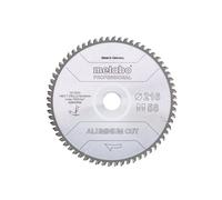 Metabo Lame de scie ""aluminium cut - professional"", 254x2,4/2,0x30 Z72 FZ/TZ 5°neg - 628447000