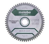 Metabo Lame de scie circulaire HW/CT 216x30x2,4/1,8, angle d'attaque 5° nég - 628666000