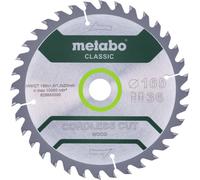 Metabo Lame de scie "cordless cut wood - classic", 165x1,6/1,0x20 Z36 WZ 15° /B