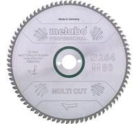 Metabo Lame de scie circulaire HW/CT 220 x 30 x 2,6/1,6, nombre de dents 80, denture plate trapézoïdale, angle d'attaque 10° metabo Quantité:1