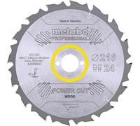 Metabo Lame de scie power cut wood - professional "216x2,4/1,8x30Z24 WZ 5° nég