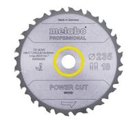 Metabo Lame de scie « power cut wood - professional », 235x2,6/1,8x30, Z18 FZ/FA 10° (628492000) Quantité:1