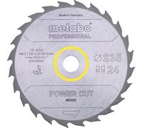 Metabo Lame de scie power cut wood - professional "235x2,6/1,8x30Z24 WZ 20°"