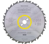 Metabo Power Cut Wood-professional Lame de scie circulaire HW/CT 315x30,20PZ 22° 628015000
