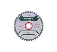 Metabo Lame de scie ""Precision cut - Classic"", 216x2,4/1,8x30 Z40 WZ 5°neg - 628652000
