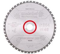 Metabo Lame de scie « precision cut wood -professional », 254x30, Z60 WZ 5° nég. 628222000