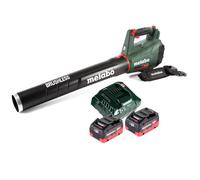 Metabo LB 18 LTX BL Souffleur de feuilles sans fil 18 V brushless + 2x Batteries 5,5 Ah + Chargeur