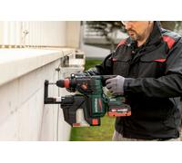 Metabo Marteau combiné sans fil KH 18 LTX BL 28 Q Set ISA avec système d'aspiration des poussières intégré et mandrin interchangeable Metabo Quick ; metaBOX 185 XL ; 18V 2x5.5Ah LiHD + ASC 145