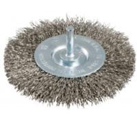 Metabo Brosse ronde 100x0,3 mm/ Acier inoxydable, ondulé, avec queue de 6 mm metabo Quantité:1