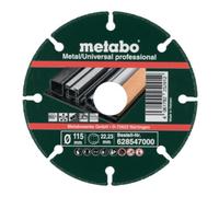 Metabo Metabo Disque diamant 115x1,3x22,23mm, "MUP", métal/universel "professional" (628547000) Quantité:10