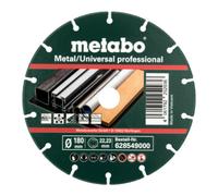 Metabo Metabo Disque diamant 180x1,6x22,23mm, "MUP", métal/universel "professional" (628549000) Quantité:10