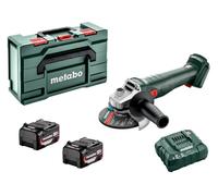 Metabo Meuleuse d'angle sans fil W 18 L 9-125, 18/2x4Ah - 602247510
