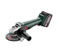 Metabo Meuleuse d'angle W 18 L 9-125 Quick 125 mm 18 V 2 x 5,2 Ah Li-Power ASC 55 coffret metaBOX