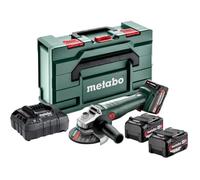Metabo Meuleuse d'angle sans fil W 18 L 9-125 Quick Set, 18 V/4Ah - 602249960