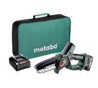Metabo Sécateur sans fil MS 18 LTX 15 - 18 V Li-ion avec sac, 1x 2,0 Ah - 15 cm