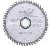 Metabo MULTI CUT PROFESSIONAL 628293000 Lame de scie circulaire 165 x 20 x 1.4 mm Nombre de dents: 5