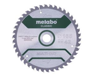 Metabo MultiCutClassic Metabo 165x20 42 FZ/TZ 5° Quantité:1