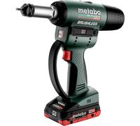 Metabo NMP 18 LTX BL M10 - Noir - Vert - 2,4,5,0 mm - Aluminium - Acier inoxydable - Acier - 15 kN - 1 cm - Batterie