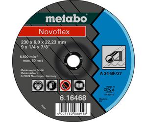 Metabo Novoflex 125 x 6,0 x 22,23 acier, meule d'ébarbage, modele coudé metabo 61646200