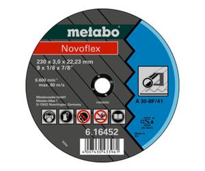 Metabo Novoflex 180 x 3,0 x 22,23 acier, meule de tronçonnage, modèle coudé metabo Quantité:25