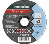 Metabo NOVORAPID 616271000 Disque à tronçonner 125 mm INOX
