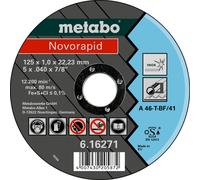 Metabo Novorapid Disque a tronçonner 125 x 1,0 x 22,23 inox, TF 41 616271000