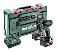 METABO Pack perceuse visseuse + visseuse à chocs 18V 2x4Ah - 685183000